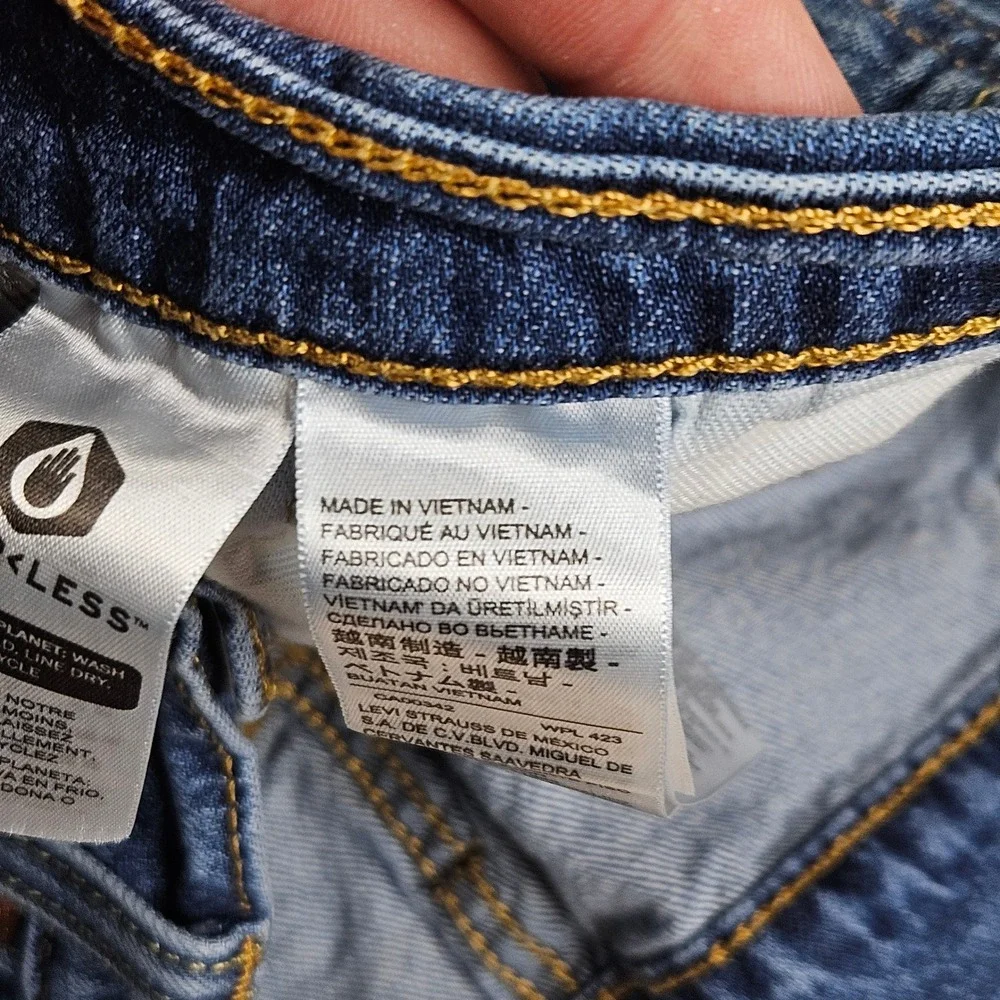 Levi's 527 Slim Bootcut Jeans Mens 36x32 Blue Denim Casual Workwear